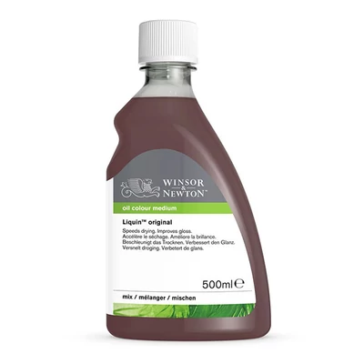  Winsor&amp;Newton Liquin gel, sicativ pentru vopsea în ulei - 500 ml