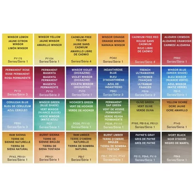 Set de acuarele Winsor&amp;Newton Professional, pe suport de mătase - 24x1/2, Complete Travel Tin