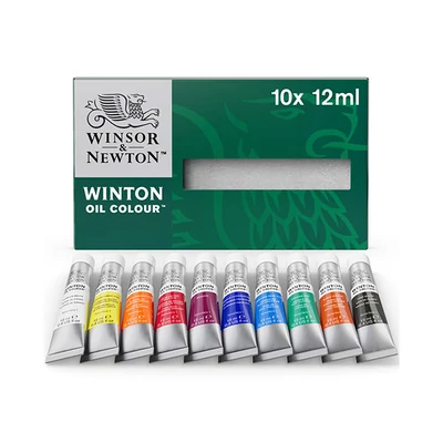 Set de vopsea în ulei Winsor&amp;Newton Winton - 10x12 ml