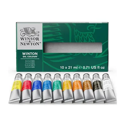 Winsor&amp;Newton Winton Set Culori de ulei - 10x21 ml