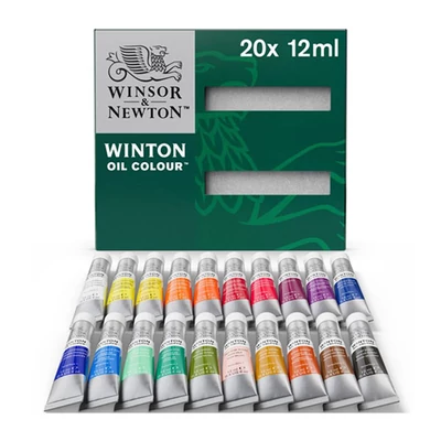 Set vopsea în ulei Winsor&amp;Newton Winton - 20x12 ml
