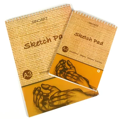 Sketch Pad bloc de desen și schițe, 160 g, 35 de coli, A3, legat cu spirală