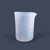 Vas de măsurare Jesmonite din silicon pentru răsină acrilică și sintetică, 250 ml