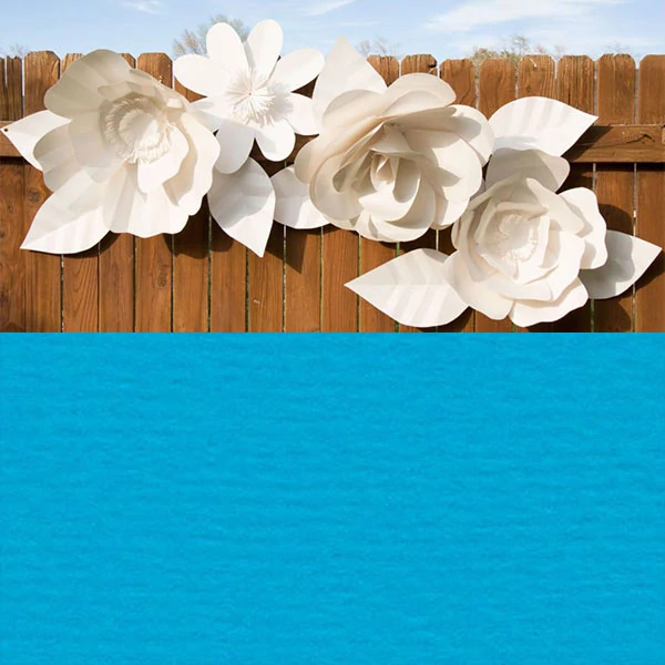 Original, hârtie structurată, elegantă 50x70 cm - 49 sky blue, alb cer