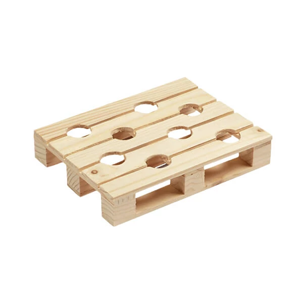Mini palet din lemn, 15x20 cm - suport pentru ou