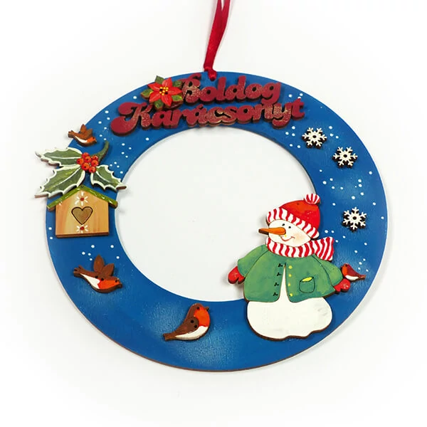 Figurine din lemn la pachet - Decor din lemn Buchet Holly, 2 buc