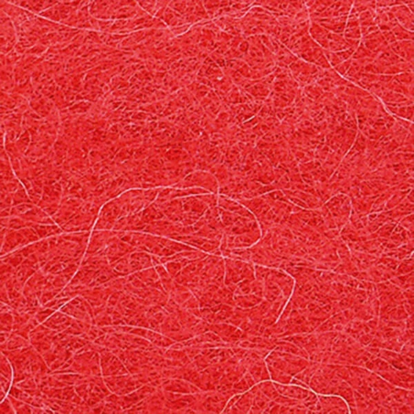 Lână  pâslare , 100 g - roșu coral