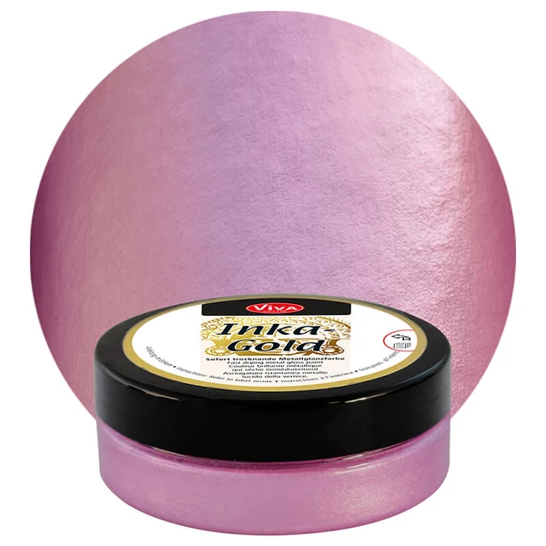 Pastă de vopsea metalizată Inka Gold , 50 g - magenta