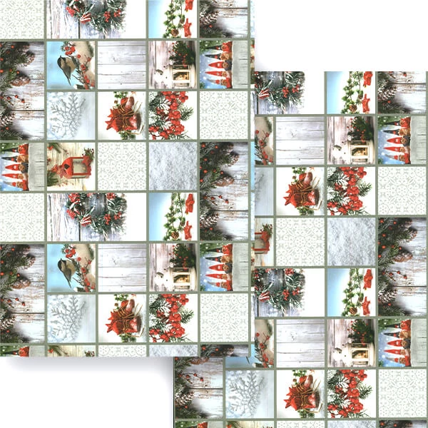 Carton foto, 49,5x68 cm - iarna alpina