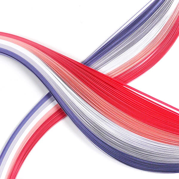 Bandă de hârtie HobbyArtist Quilling, 80 g - margaretă, 3 mm/6 mm, 300 buc