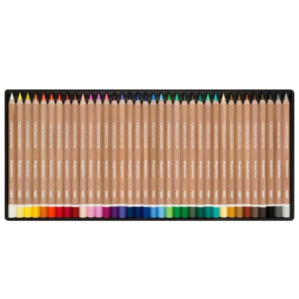 Set creioane colorate Cretacolor MegaColor - 36 buc