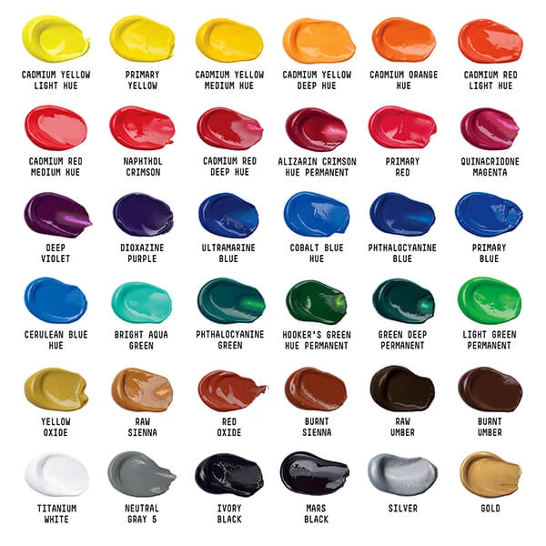Liquitex Basics vopsea acrilică készlet - 36x22 ml