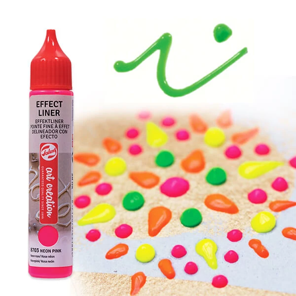 Art Creation Effect Liner, univerzális 3D festéktoll, 28 ml - 6034 Fresh green