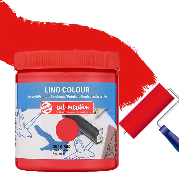 Art Creation linófesték, 250 ml, vizes bázisú - 3018 Red