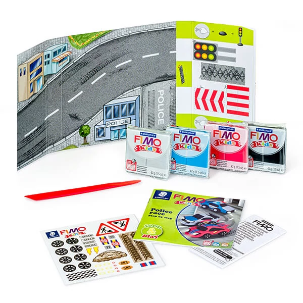 Set Plastilină care se întărește la coacere  FIMO Kids, Form & Play - 4x42 g - concurs