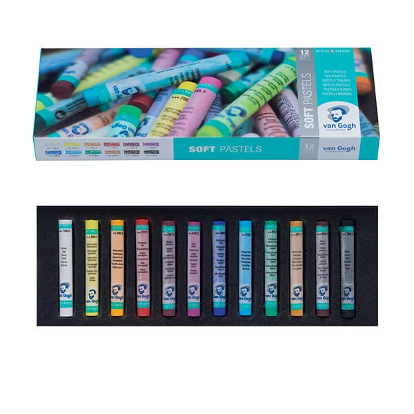 Set crete pastel uscat Talens Van Gogh, 12 buc