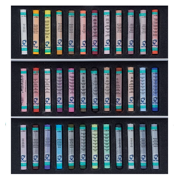 Set crete pastel uscat Talens Van Gogh, 48 buc