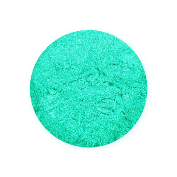 Műgyanta effekt pigment színező por, 3 g - gyöngyház hatású mentazöld