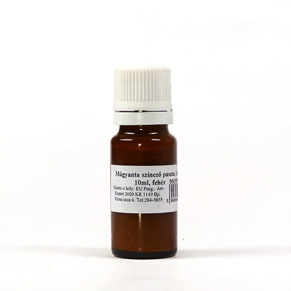 Colorant rășină sintetică, pastă de acoperire, 10 ml - alb