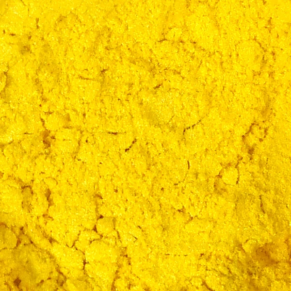 Pudră colorantă pigmentată cu efect de rășină sintetică, 3 g - lămâie cu efect perlat