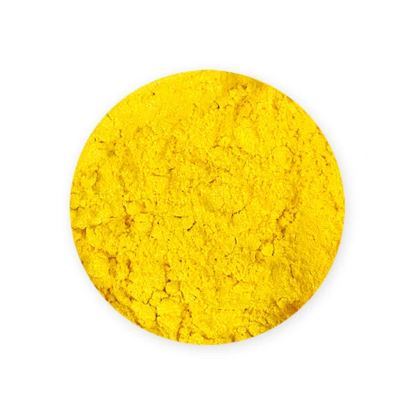 Pudră colorantă pigmentată cu efect de rășină sintetică, 3 g - lămâie cu efect perlat