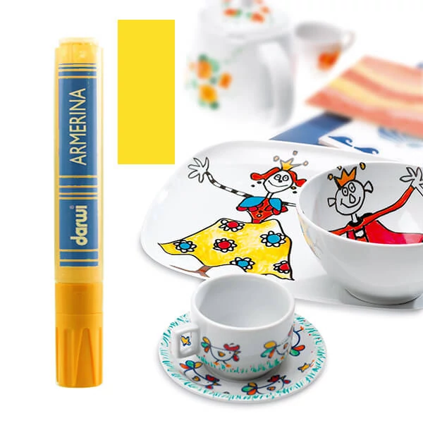 Porcelánfilc, Armerina, Darwi - sárga
