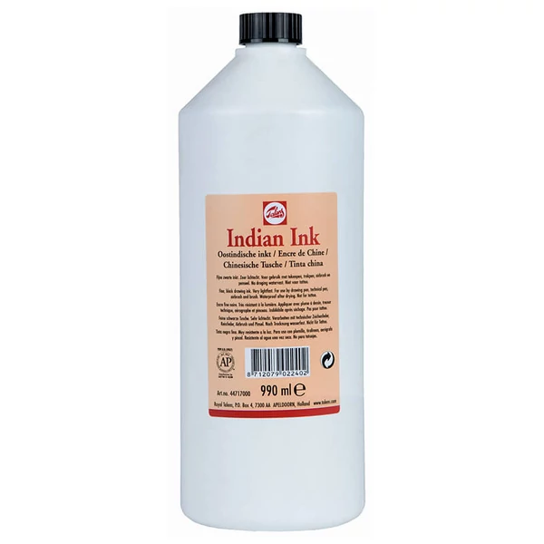 Cerneală pentru desen cu cerneală indiană Talens - 990 ml