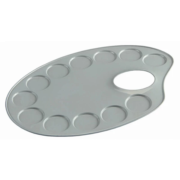 Paletă de pictură  metal Talens - 12,6x18,5 cm, ovala