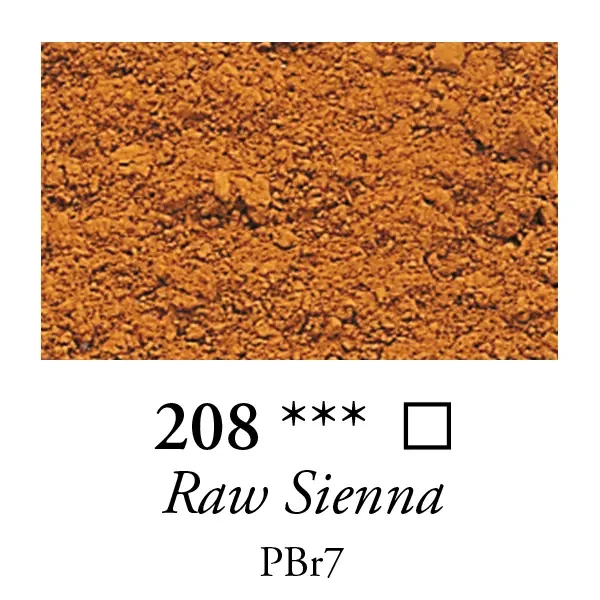 Pigment Sennelier - 208, raw sienna, 120 g
