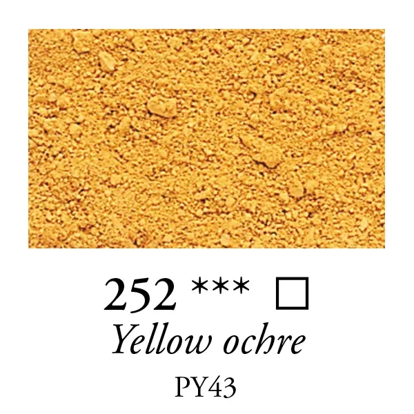 Pigment Sennelier - 252, yellow ochre, 80 g