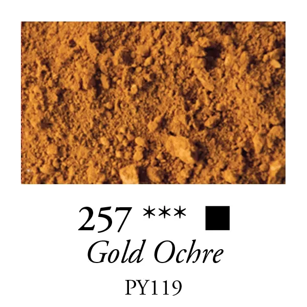 Pigment Sennelier - 257, gold ochre, 110 g