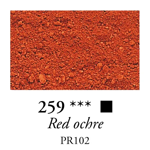 Pigment Sennelier - 259, red ochre, 90 g