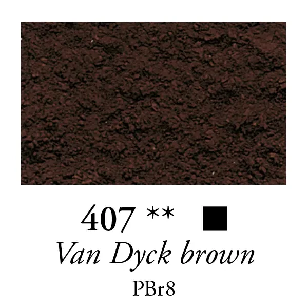 Pigment Sennelier - 407, vandyck brown, 100 g