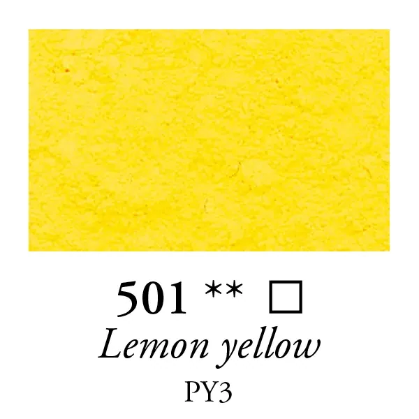 Pigment Sennelier - 501, lemon yellow, 100 g