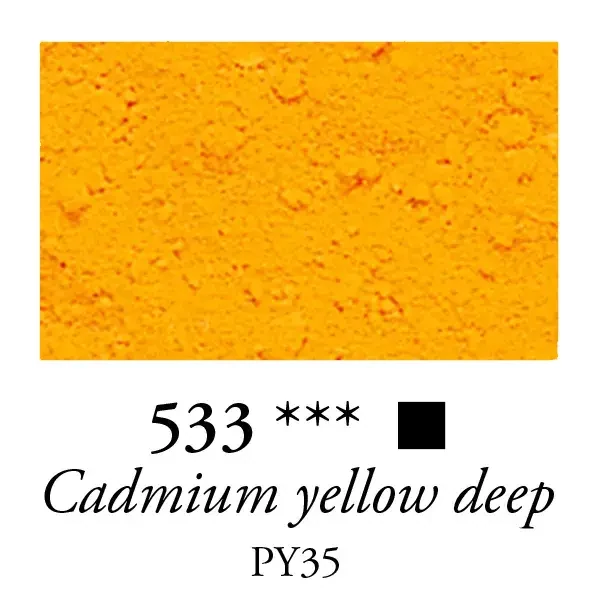Pigment Sennelier - 533, cadmium yellow deep, 150 g