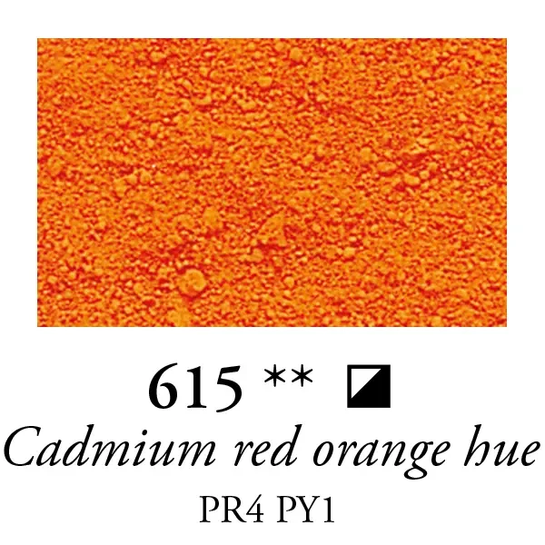 Pigment Sennelier - 615, cadmium red orange hue, 100 g