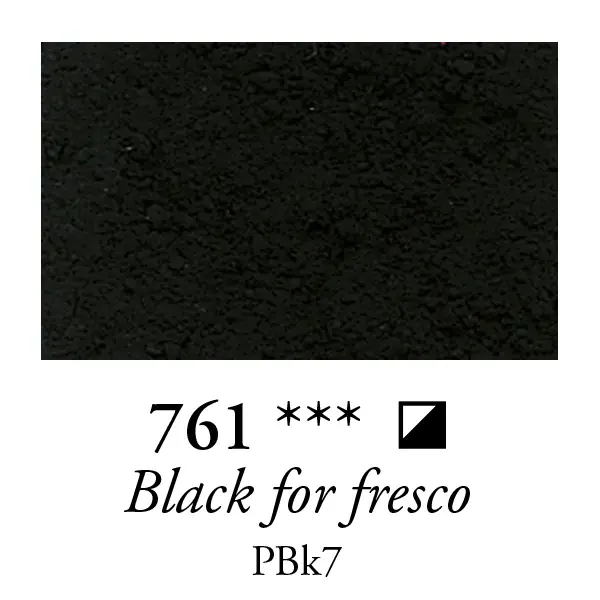 Pigment Sennelier - 761, black for fresco, 35 g