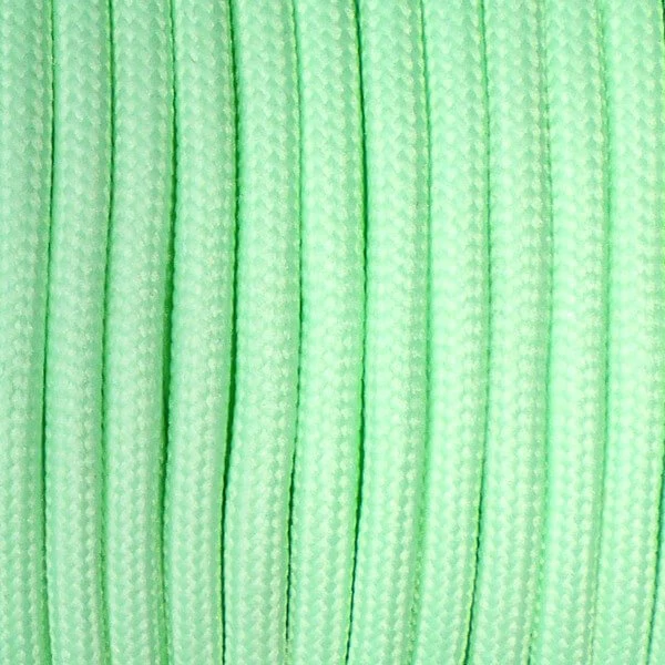 Paracord 550, în metri, 4 mm - verde fosforescent
