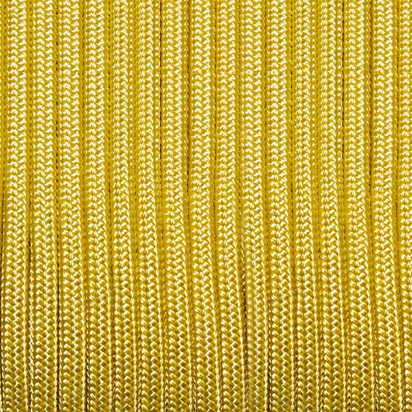 Paracord 350, în metri, 3 mm - metal auriu