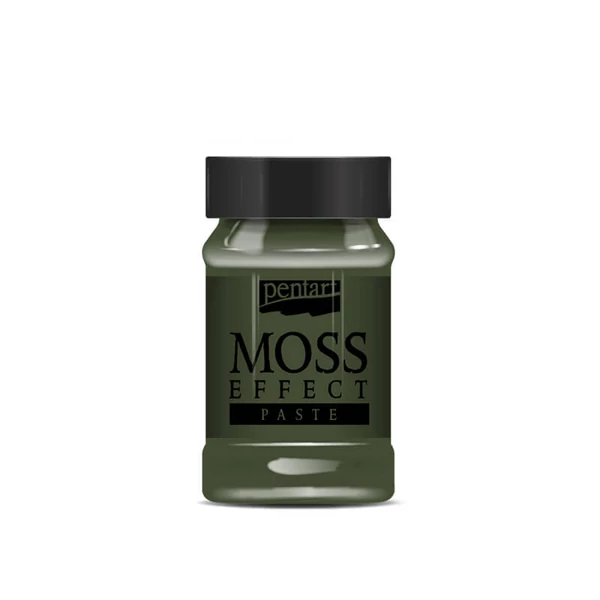 Pentart, pasta cu efect de muschi, 100 ml - verde inchis