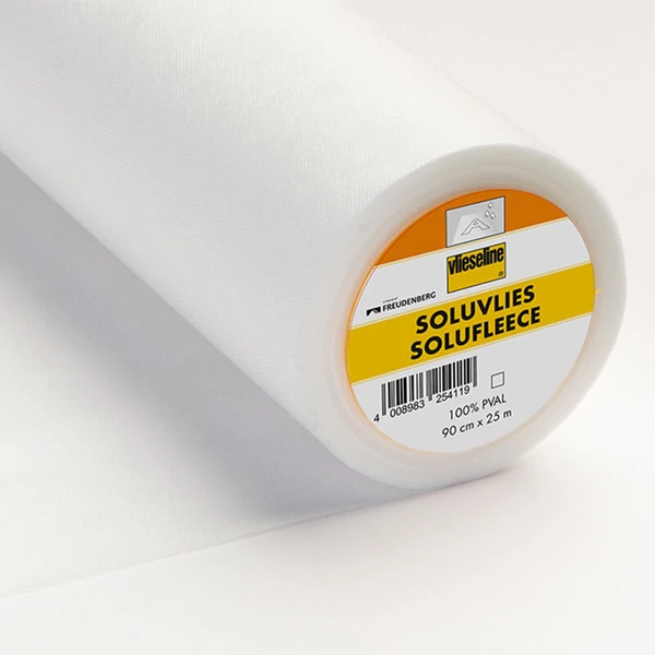 Vlieseline Soluvlies 321 53318690 - fixator temporar textil, solubil în apă, lățime 90 cm