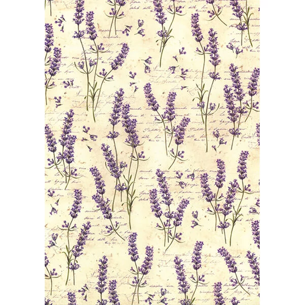 hârtie  de decoupage Tassotti - fantezie cu lavanda