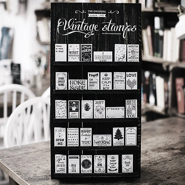 Ștampilă , Woodies, Vintage, 4x6 cm - Stele de invitatie