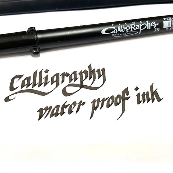 Markere  Sakura Pigma Calligrapher , 20 - negru