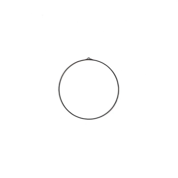 Placă de sticlă  cu ramă  de plumb, rotundă - 12 cm