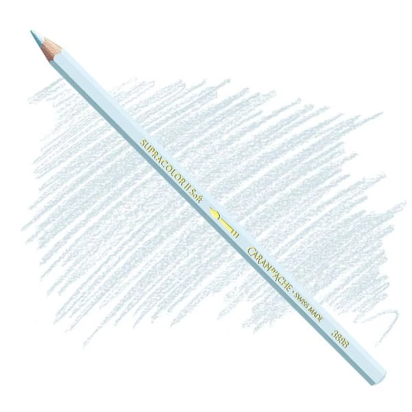 Creioane acuarelă Caran d'Ache Supracolor Soft  - 002, silver grey