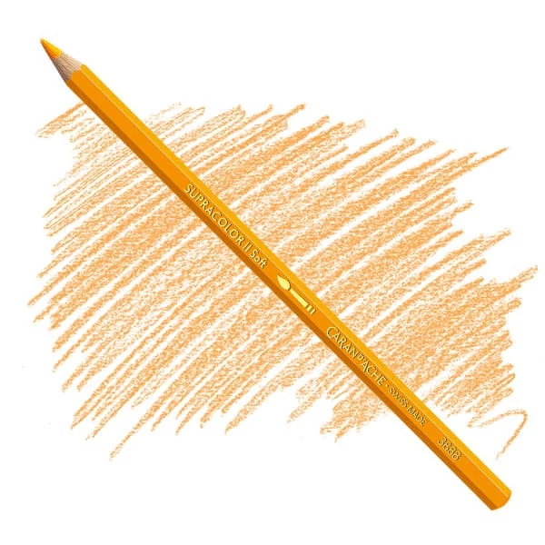 Creioane acuarelă Caran d'Ache Supracolor Soft  - 020, golden yellow
