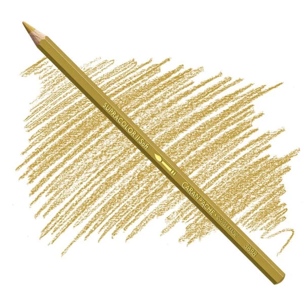 Creioane acuarelă Caran d'Ache Supracolor Soft  - 025, green ochre