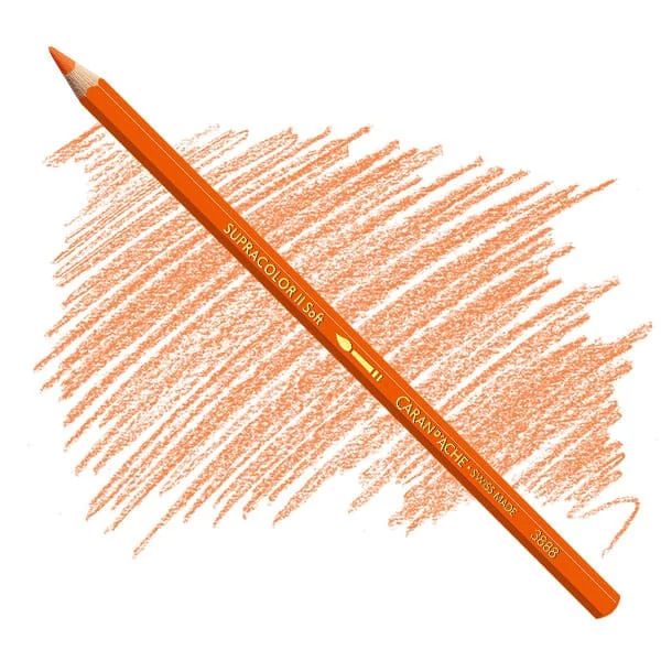 Creioane acuarelă Caran d'Ache Supracolor Soft  - 040, reddish orange