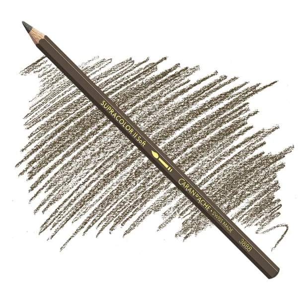 Creioane acuarelă Caran d'Ache Supracolor Soft  - 049, raw umber